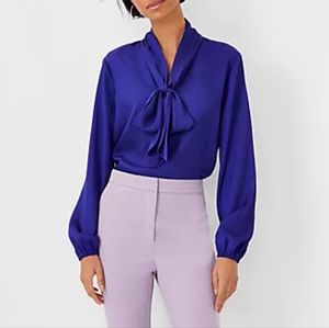 NWOT Ann Taylor Bow Blouse